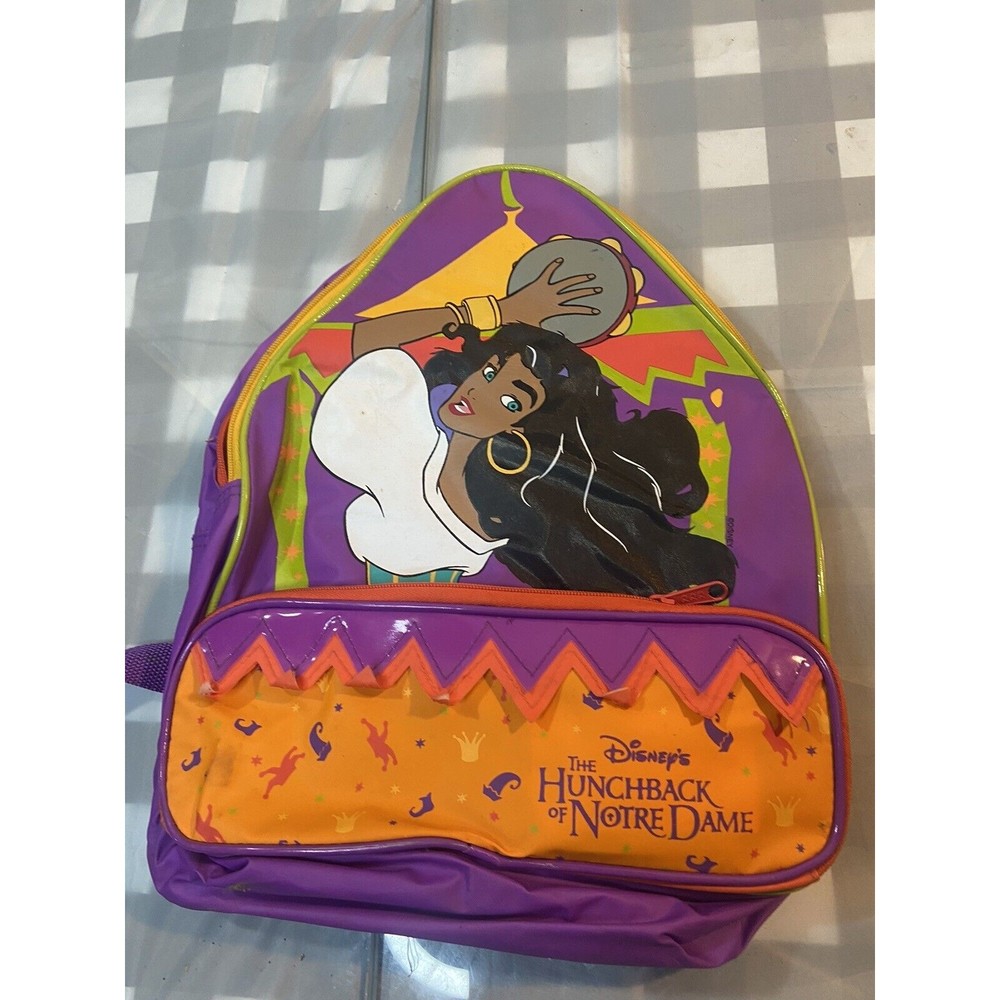 Vintage Disney Esmeralda from the Hunchback of Notre Dame backpack